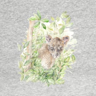 Baby Leopard in the Jungle T-Shirt